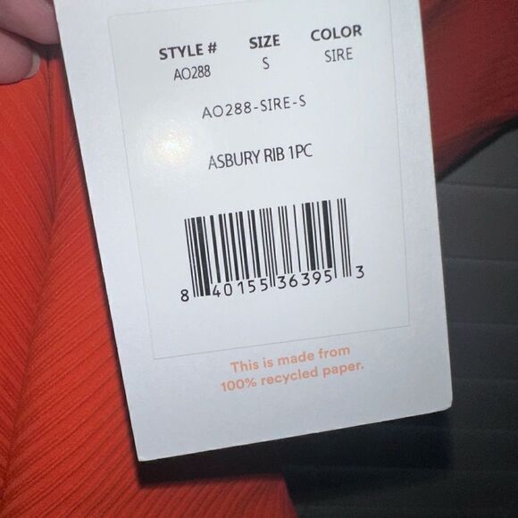 Andie || NWT Asbury Ribbed One Piece Size Small - Picture 9 of 9